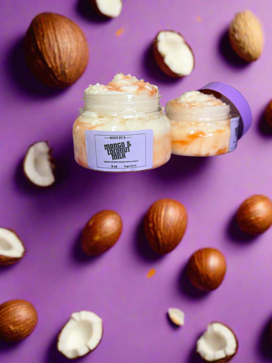 Mango & Coconut  Milk 🥥 🥛Body Scrub